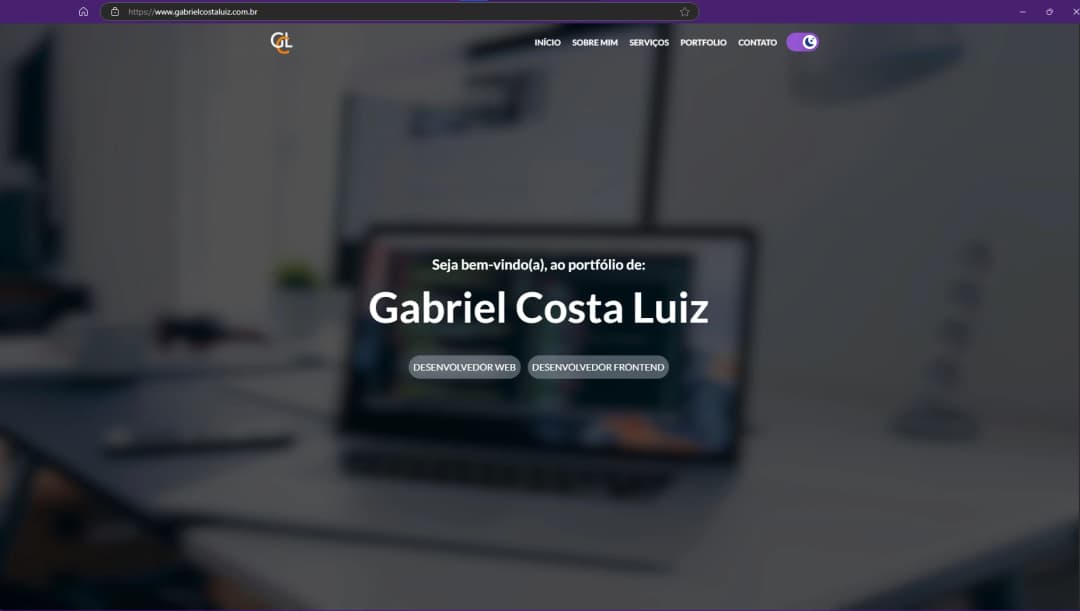 Site Gabriel Costa Luiz
